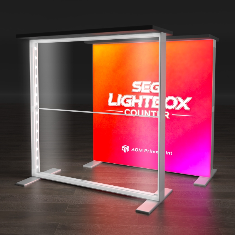 3.3ft x 3.3ft SEG Lightbox Counter