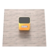 Backlit Square Fabric Podium Counter