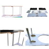 Folding Rectangle Trade Show Counter
