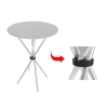 Stretch Fabric Portable Cocktail Table