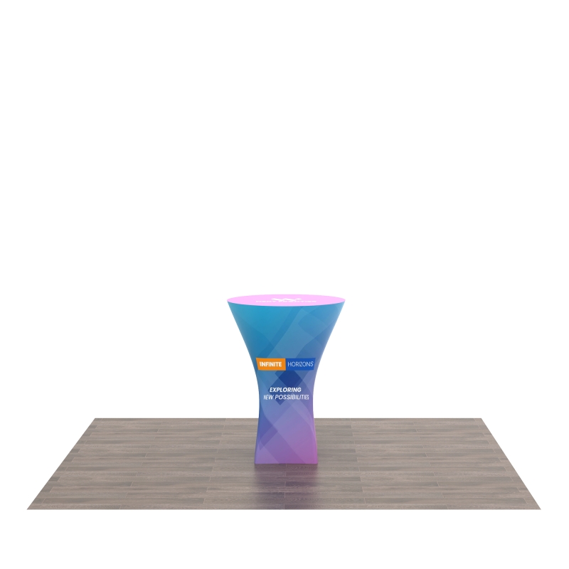 Stretch Fabric Portable Cocktail Table