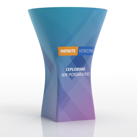 Stretch Fabric Portable Cocktail Table