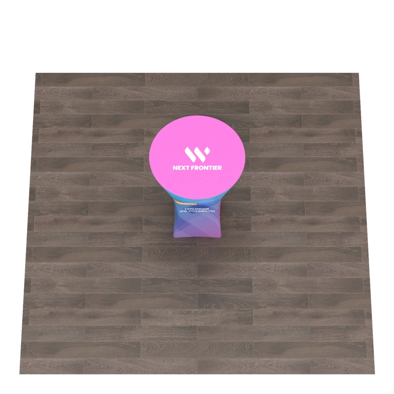 Stretch Fabric Portable Cocktail Table