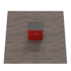 Custom Square Trade Show Counter Podium