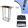 Square Bar Tension Fabric Counter Podium