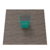 Square Bar Tension Fabric Counter Podium
