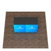 Tube Magnetic Trade Show Counter