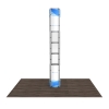 Circular Twist Display Tower Portable