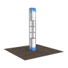 Circular Twist Display Tower Portable