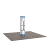 Circular Twist Display Tower Portable