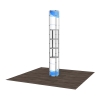 Circular Twist Display Tower Portable
