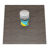 Oval Trade Show Counter with Shelves