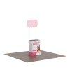 Square Promotion Counter with Header