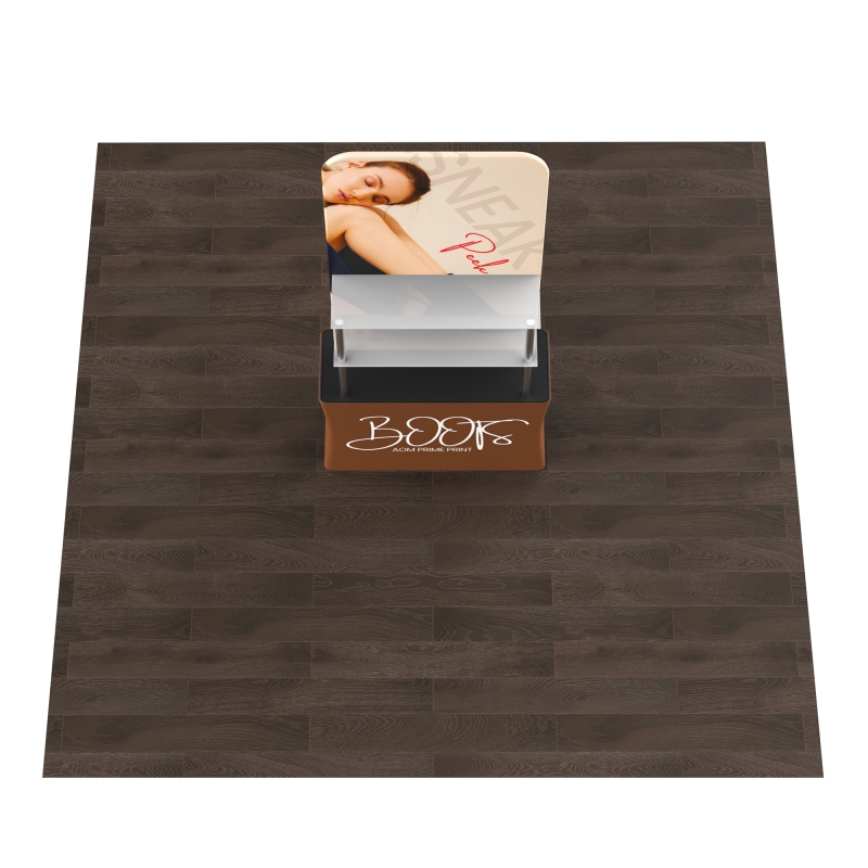 Backwall Display Rack for Trade Show