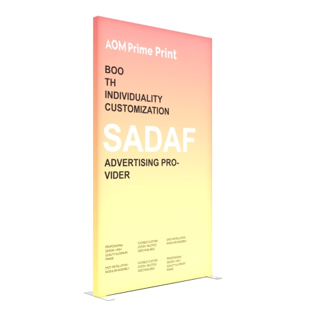 4.5ft Backlit Tension Fabric Display