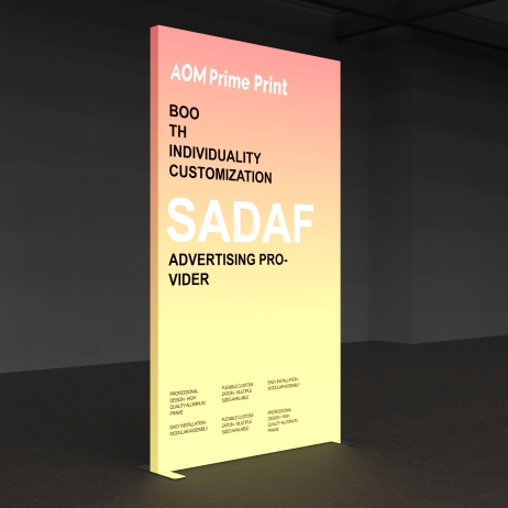 4.5ft Backlit Tension Fabric Display