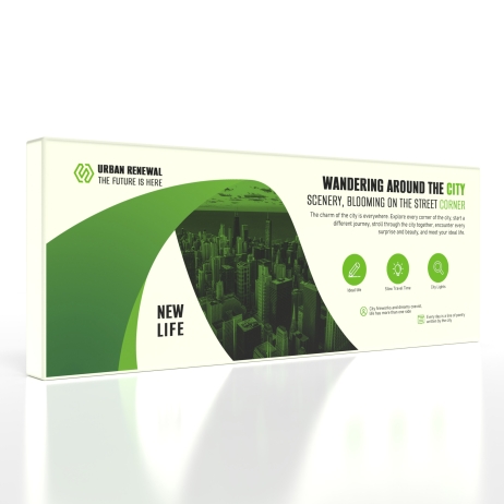 20ft Backlit Tension Fabric Display