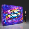 10ft Backlit Tension Fabric Display