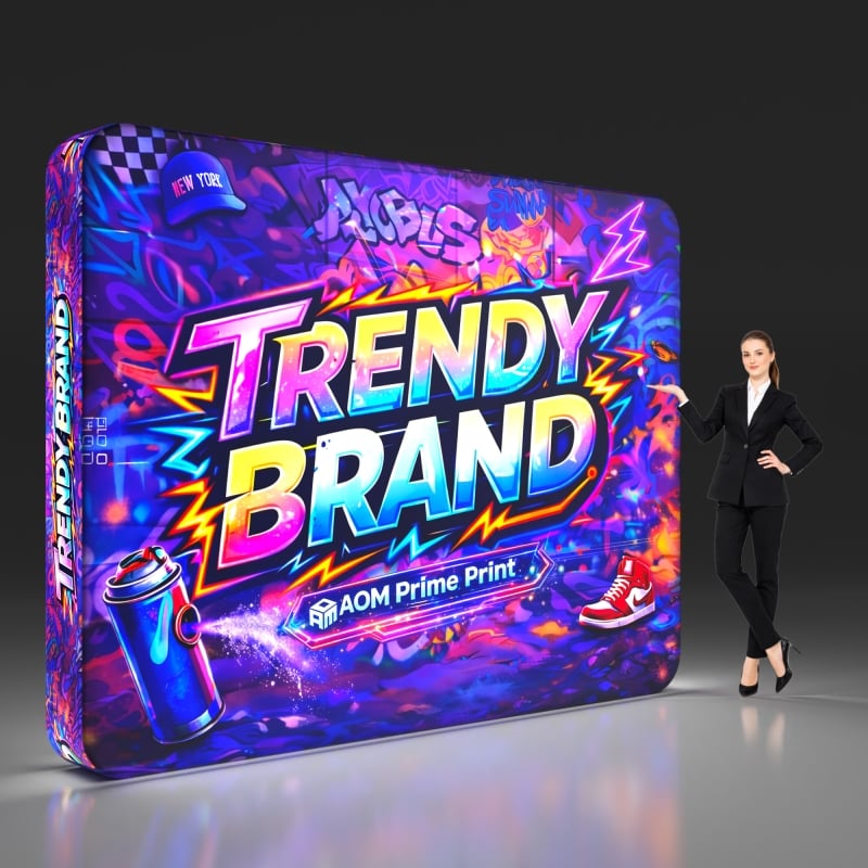 10ft Backlit Tension Fabric Display