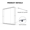 10ft Backlit Tension Fabric Display