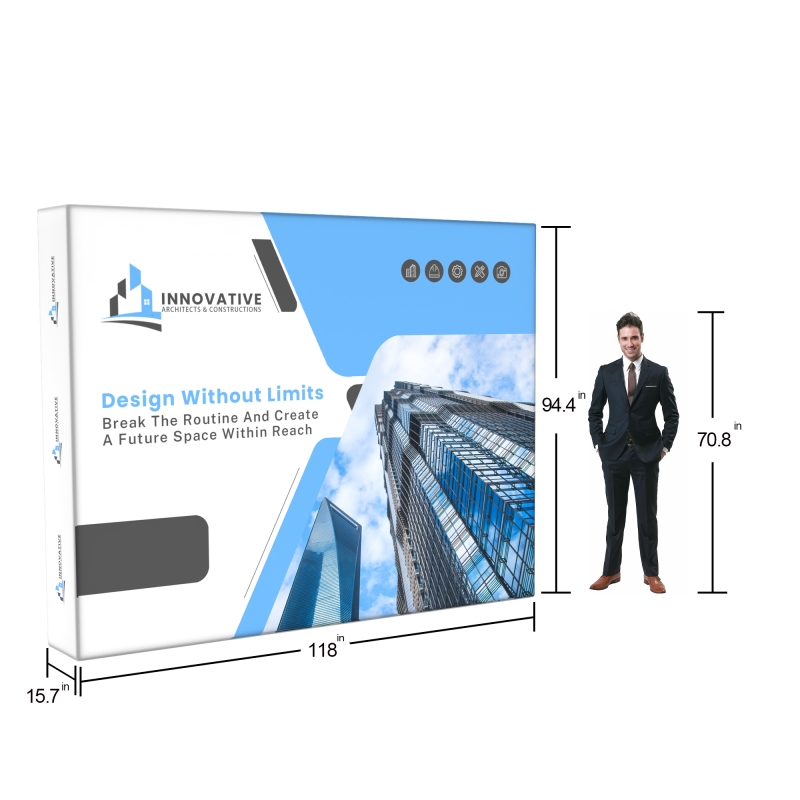 10ft Backlit Tension Fabric Display