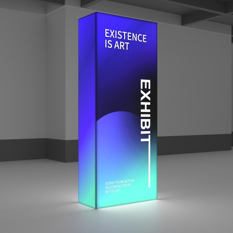 3.5ft Backlit Tension Fabric Display