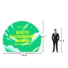10*8ft Round Tension Fabric Backlit 10