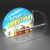 Round 360 Backlit Tension Fabric Display