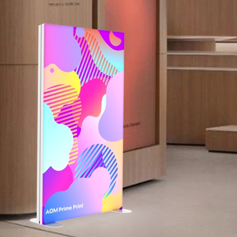 3ft SEG Backlit Lightbox Banner Stand