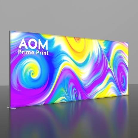 16.5ft SEG Backlit Lightbox Banner Stand
