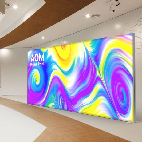 16.5ft SEG Backlit Lightbox Banner Stand