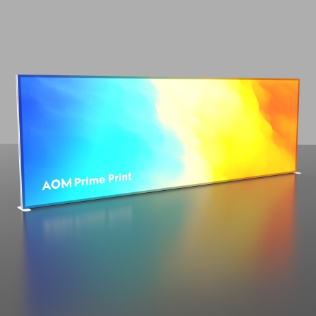 20ft SEG Backlit Lightbox Banner Stand