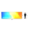 20ft Portable pvc frame led SEG fabric backdrop display stand