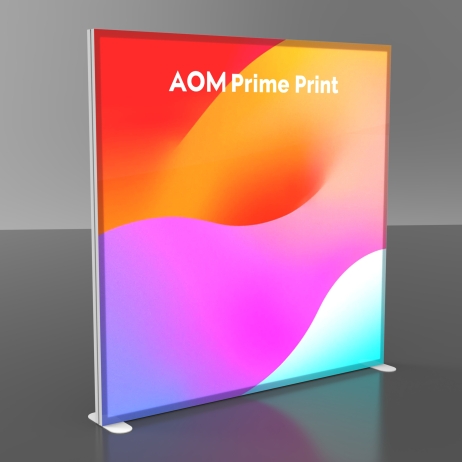 6.5ft SEG Backlit Lightbox Banner Stand