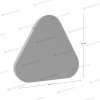 Triangle Backlit Tension Fabric Display