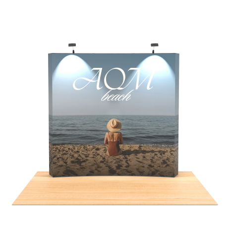 8ft Curved FlexPop Pop up Display