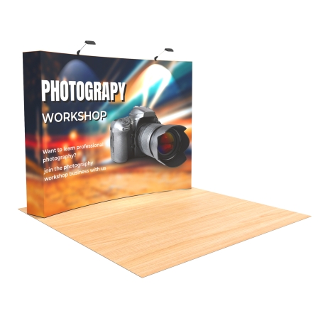 Graphic for 10ft Curved Pop up  Backdrop