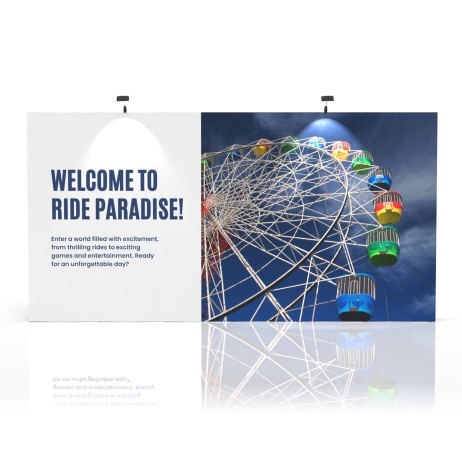 15ft Straight FlexPop Pop up Display