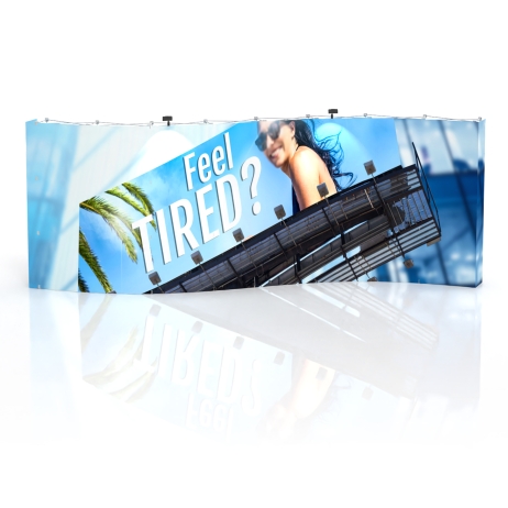 20ft Curved FlexPop Pop up Display