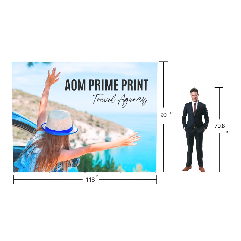 New Generation 10ft Custom Fabric Pop Up Trade Show Backwall Display with Square Aluminum Frame - Graphic & Frame