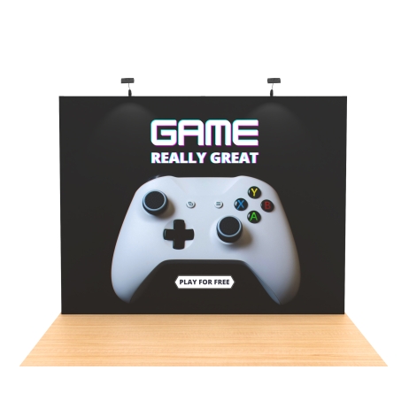 10ft Straight FlexPop Pop up Display