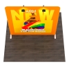 8ft Custom Flat & Lightweight Tension Fabric Trade Show Backwall Display