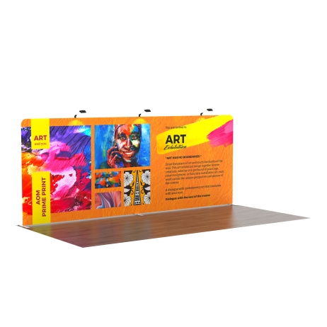 20ft Flat FlexZip Trade Show Display