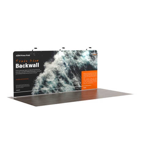 18.5ft Flat FlexZip Trade Show Display