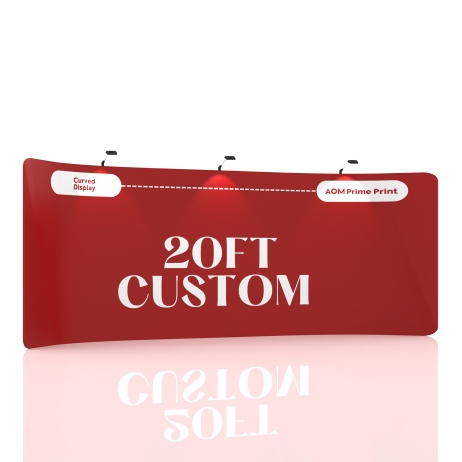 20ft Curved FlexZip Custom Display