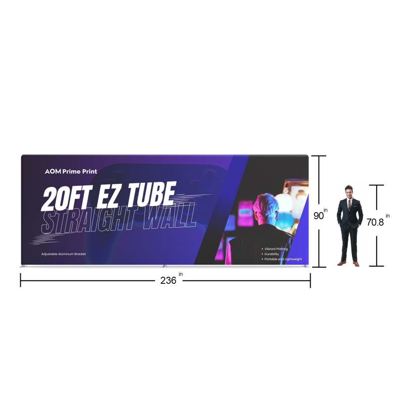 20ft EZ Tube Straight Wall 20