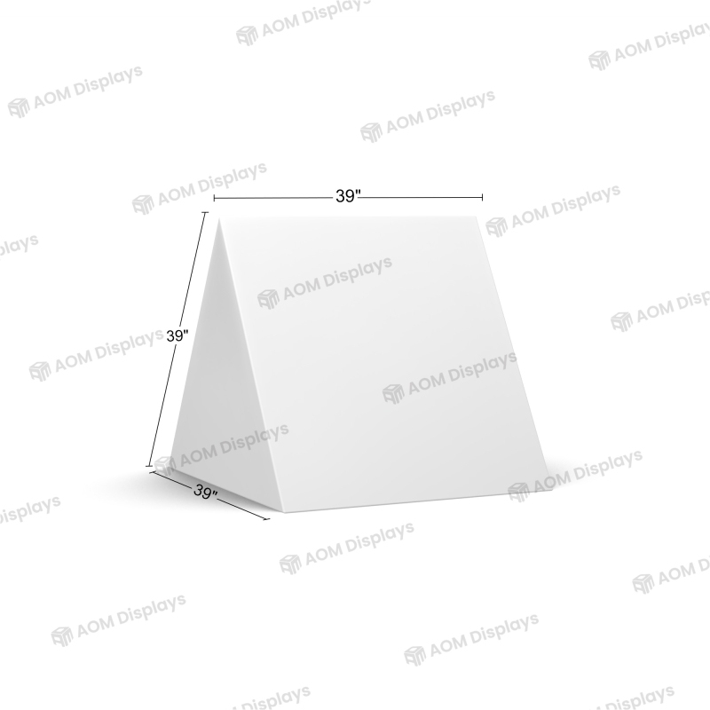 Promotion Stand Trangular Custom Small Triangle Pop Up Banner Stand for Trade Show Display | AOM ...