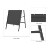A-Frame Poster Display Stand Custom 03