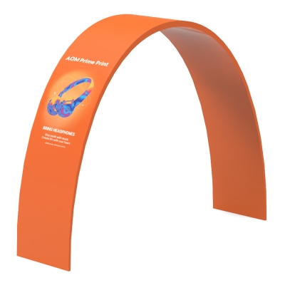 Custom Trade Show Rainbow Archway Banner Stand Display 02