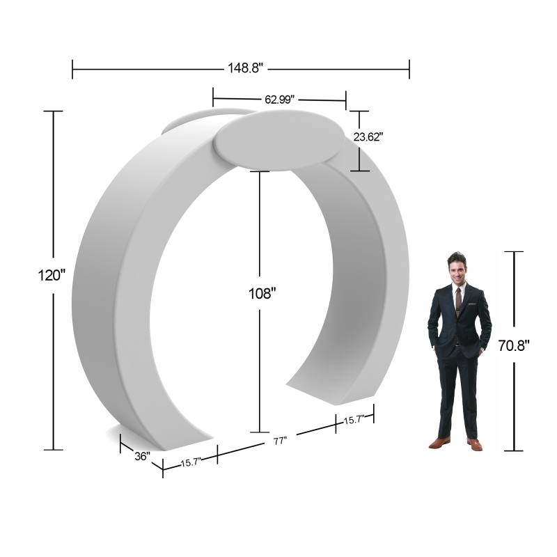 Custom Rectangular Archway Banner Stand